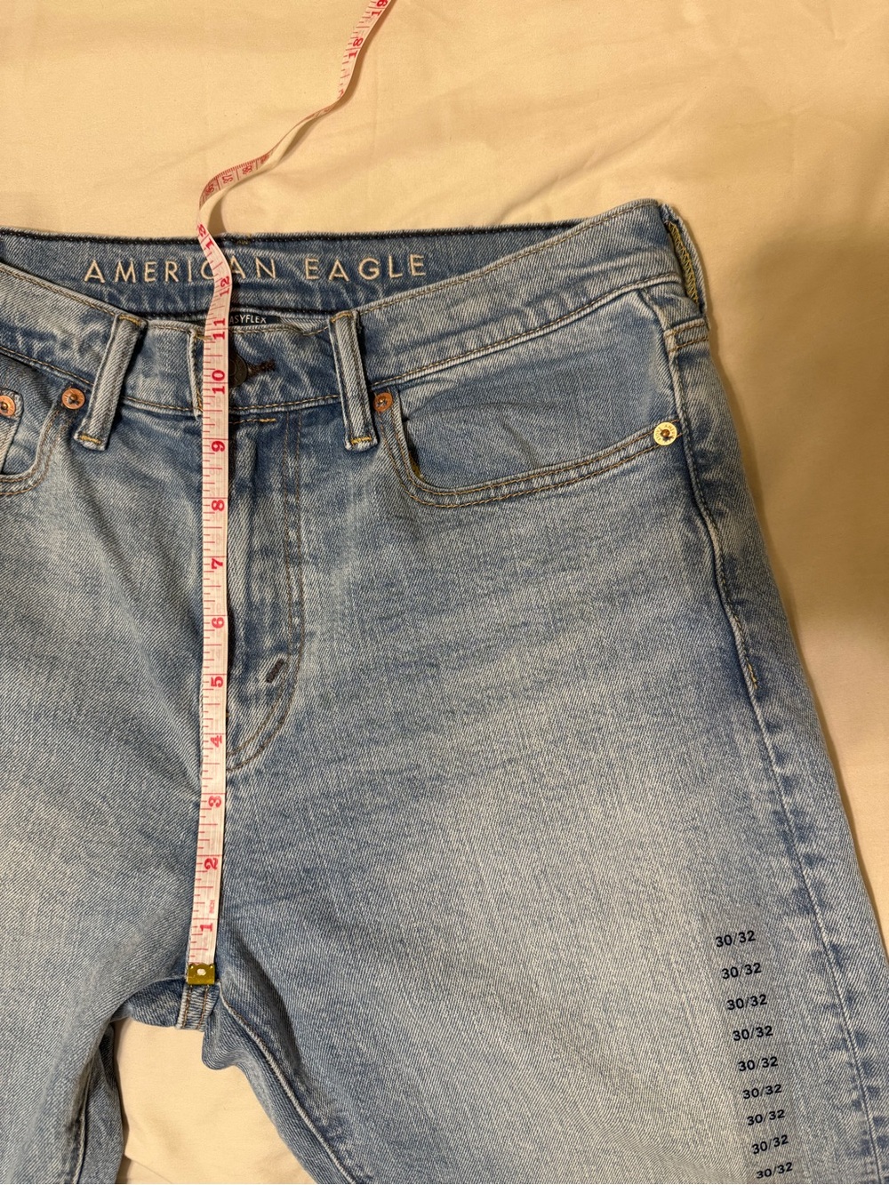 NWT AE Original Straight Jean in Pale Ocean // Men 30x32 - Picture 15 of 16